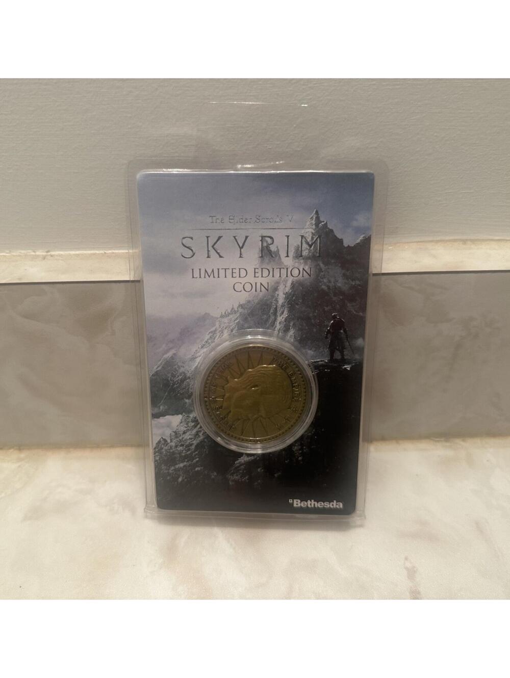 The Elder Scrolls Skyrim Oblivion Limited Edition Imperial Septim Coin SEALED